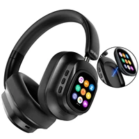 Siindoo JH-ANC930Plus Active Noise Cancelling Headphones, Hybrid Wireless Headphone With Multi Magnetic Touch Control LED Screen