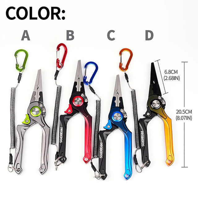 Stainless Steel Fishing Pliers Long Nose Fish Hook Remover Split Ring  Pliers Fishing Tools Fishing Gift With Ergonomic Handle - AliExpress