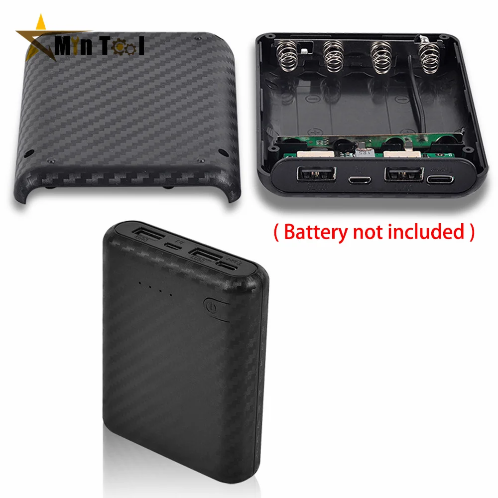 18650 Battery Box Case DIY Power Bank Charger Shell Charging Case Mini Solderless Power Supply 2