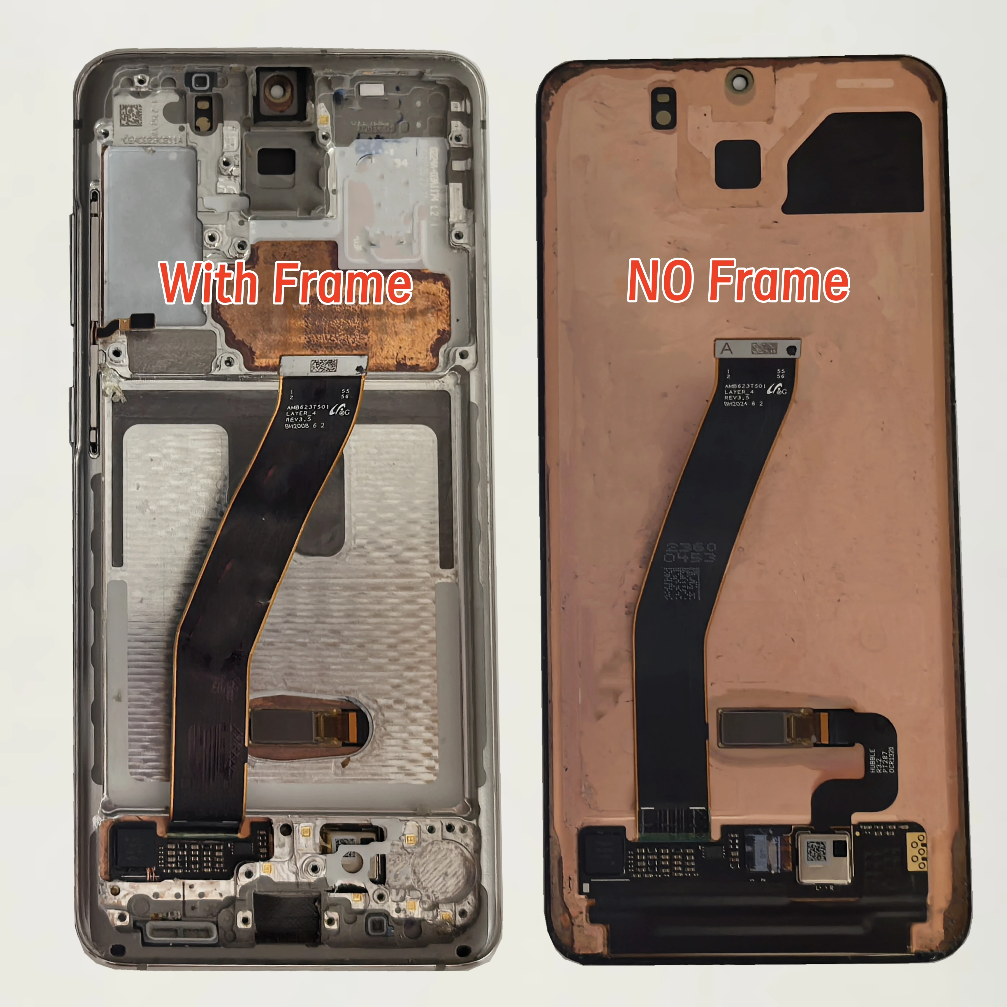Schermo S20 da 6.2 Pollici The Burning Shadow Blackdot per Samsung Galaxy S20 G980 G980F G980F/DS G981V G981F/G981F/DS LCD, Cornice 4G/5G - immagine 4