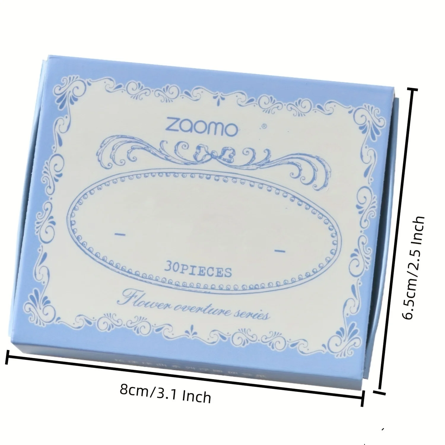30 Fogli/Scatola Carta Decorativa Rigida con Bordo Floreale in Rilievo Stile Retrò, Scrivibile, per Scrapbooking, Note Adesive in Confezione - immagine 6