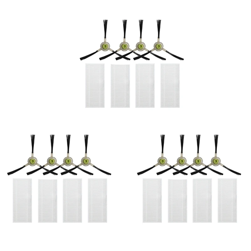 

3Set Replacement Parts For Lefant Robot Vacuum Cleaner Parts M200/201/ 501/520/T700/M500 Side Brush Filter Screen