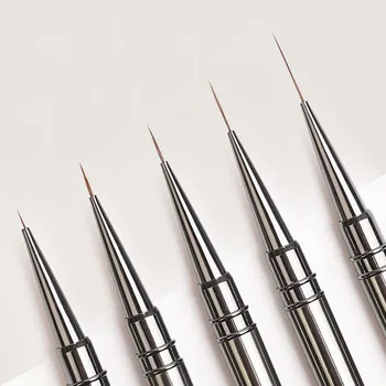 Nails Art Liner Brushes Striping Drawing Elongated Lines Painting 6/9/12/15/18mm Nail Professional Manicure Tool ZJS02 1