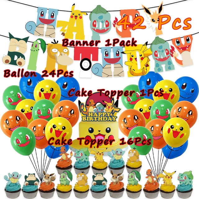 Decorazioni Compleanno 4 Anni - Kit 73 Pezzi Con Tema Bambini - Foto 11