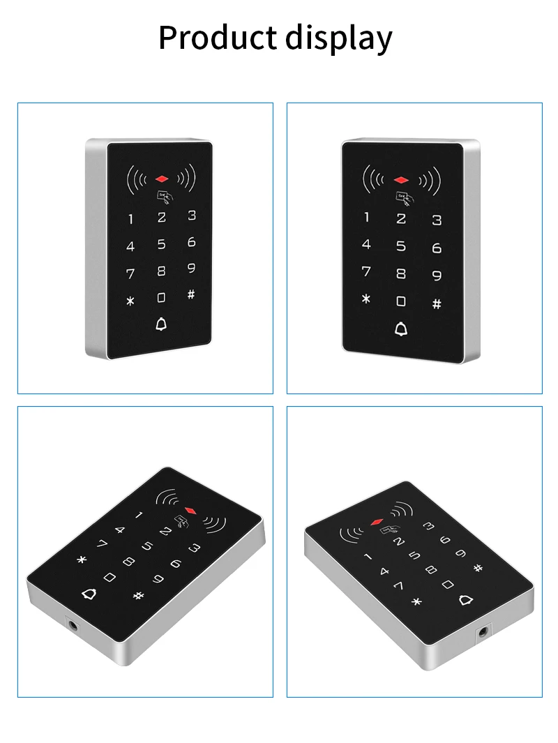 K8 2000 Users 125kHz / 13.56MHz RFID Keypad Stand Alone Access Control Panel Wie