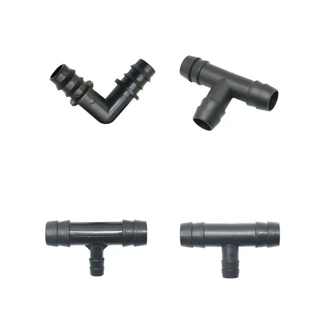 Műanyag Tömlő 1/2 " - 8 Mm -Es 10 Póló -Vízcsatlakozó, Hivatkozva A Könyökök Rovar Tömlőcsepp -Öntözőrendszer Illesztése - Image 5