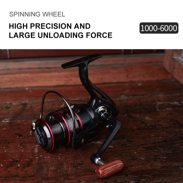 Rocker 5.2：1 Metal Fishing Reel HB 1000 2000 3000 4000 5000 6000 7000 800 8KG  Max Drag Power Spinning Fishing Reel - AliExpress