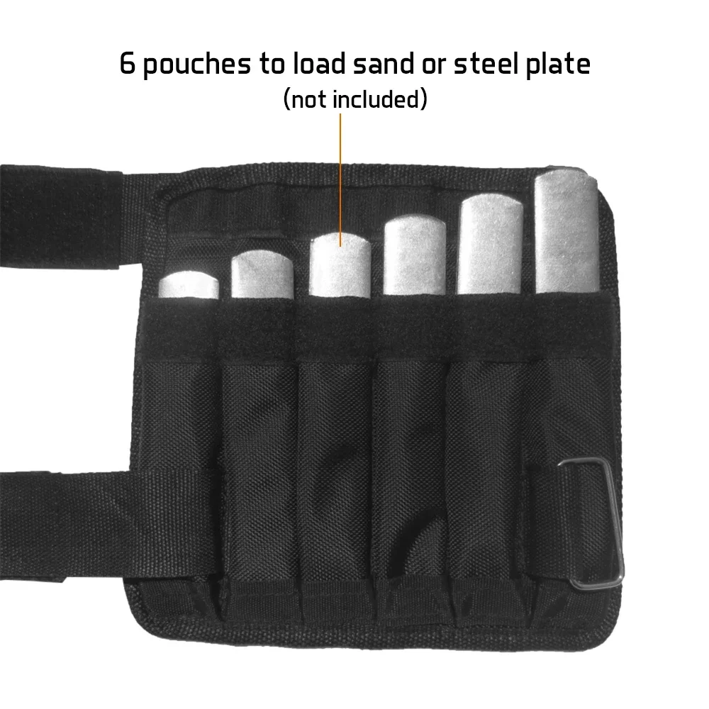 Amazing Weight-Training Gear! 35kg Vest + 5kg Arm Weights + 6kg Leg Weights Set. No Steel or Sandbags Included.
