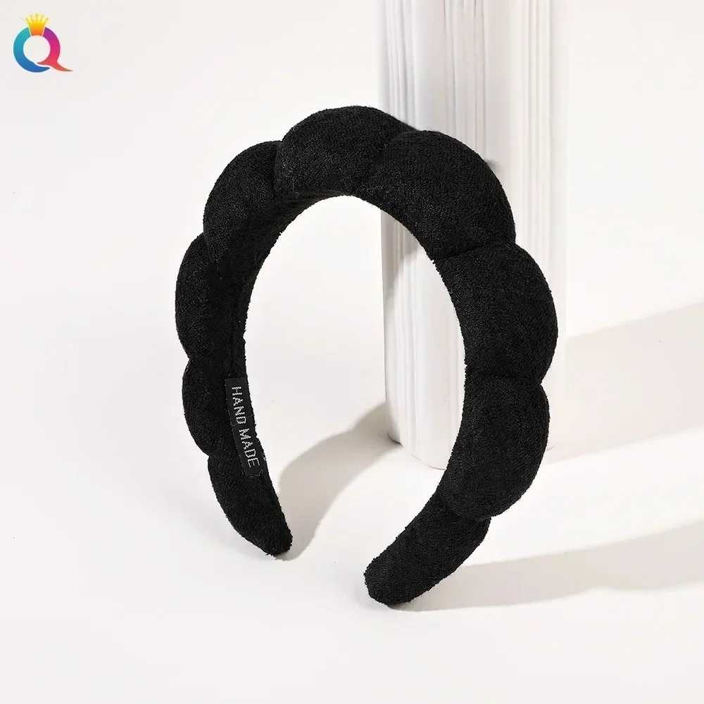 Luxurious Spa Headband for Women – Plush, Ultra-Soft and Versatile Hairband for Skincare, Yoga, and Facial Treatments