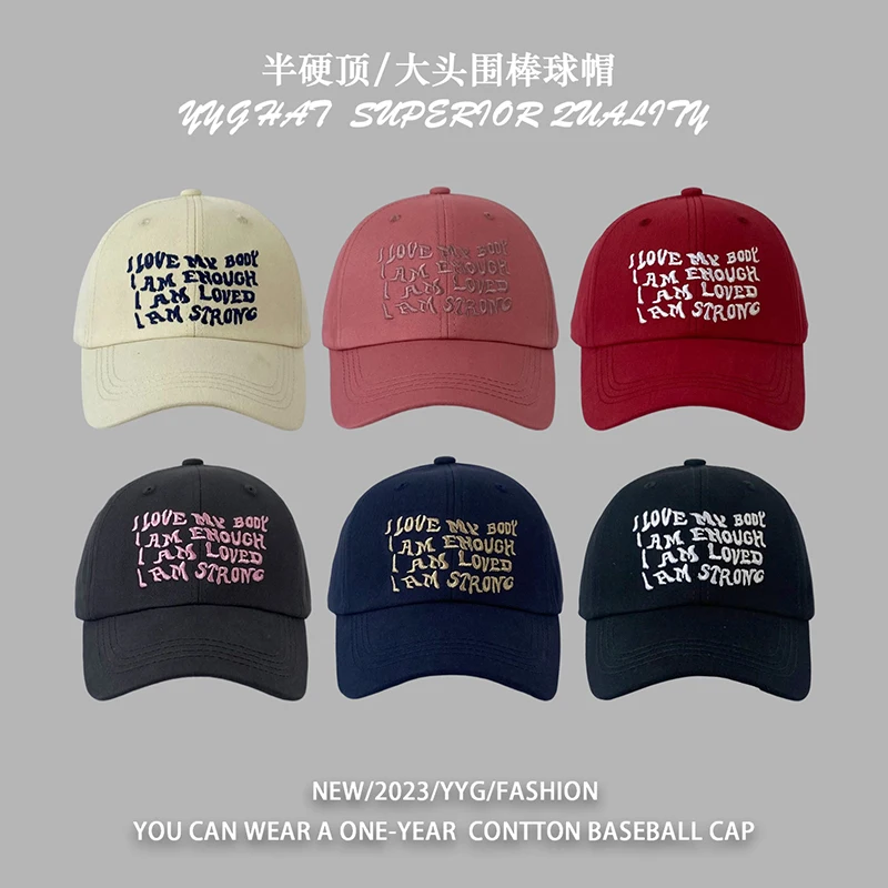 

INS Internet Hot Fashionable Baseball Hat Men's and Women's Spring and Summer Sky Wide Brim Sun-Proof Sun Hat Hard Top Peak Cap