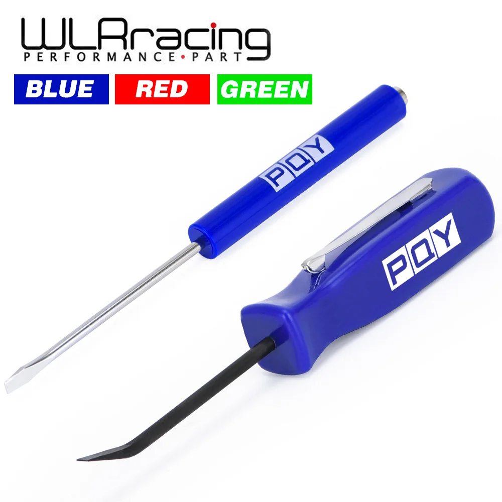 Mini Pocket Clips Screwdriver Strong Magnetic Slotted + Pocket Pry Bar Short Angled Operating Handy Tool 4-Sided Grip