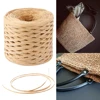 200/400M Raffia Paper Ribbon DIY Craft Raffia Straw Yarn for Knitting Crocheting Paper Threads Gift Packing Ribbon Wedding Decor 3