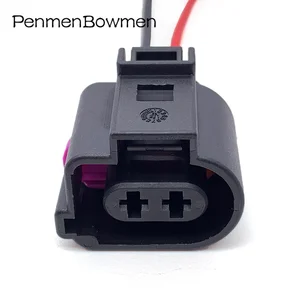 HISports Kabelbaumstecker für 2-poligen Temperatursensor – kompatibel mit  Audi A4 A6 A8 Q5 Q7 Ersetzen Sie # 1J0973702 : : Auto & Motorrad