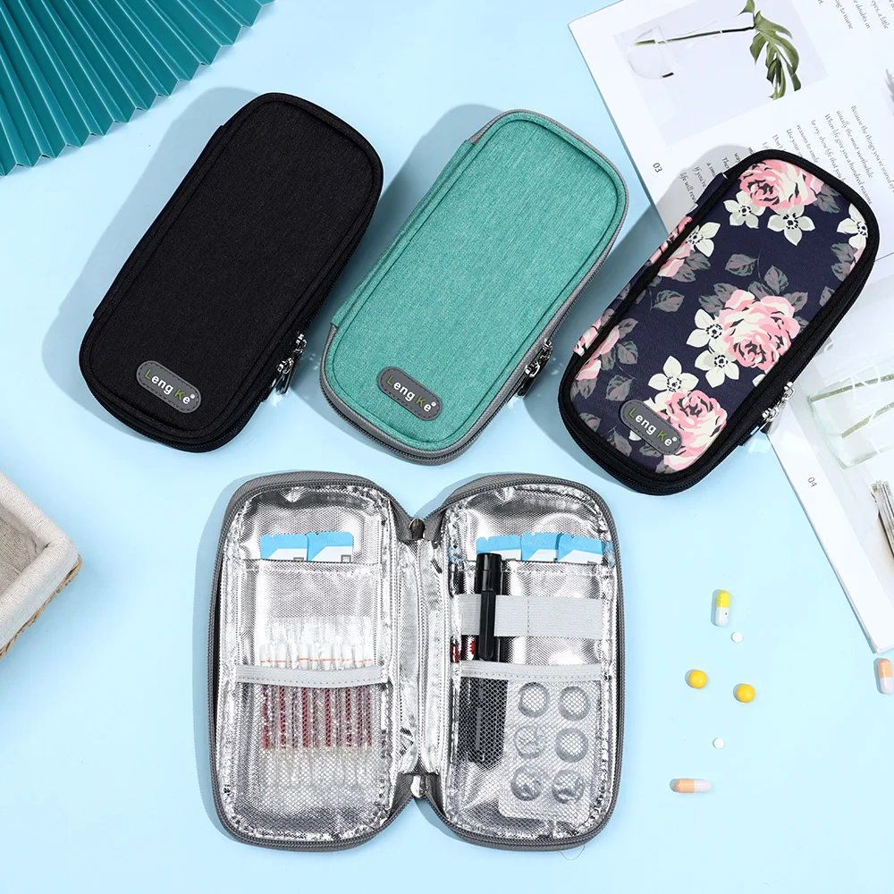 Practical Insulin Cooling Bag without Gel Oxford Medicla Cooler Diabetic Pocket Thermal Insulated Travel Case Pill Protector insulated bag,insulin cooler,insulin cooling bag