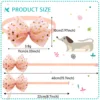 10PCS Pets Dogs Cats Lace Bowties Solid Adjustable Pet Collar Bling Neckties Bulk Puppy Dog Bow Ties Chihuahua Dog Accessories 4