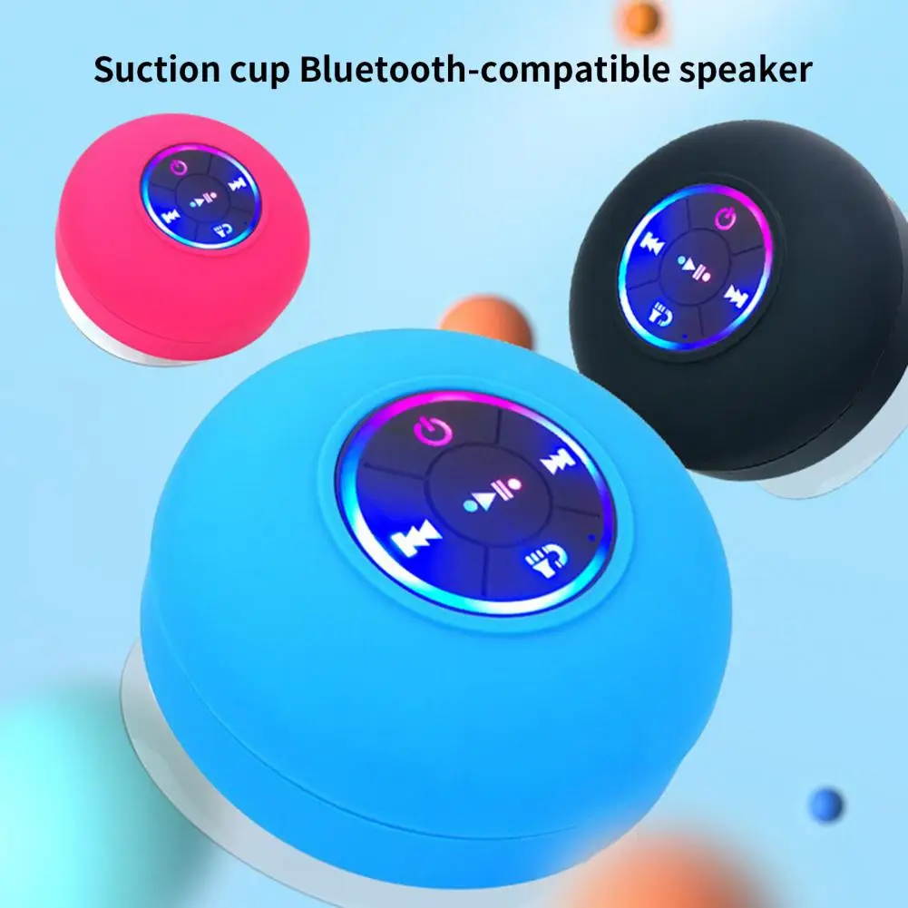 WirelessSpeakerIPX4WaterproofwithSuctionCupHandsfreeCalling