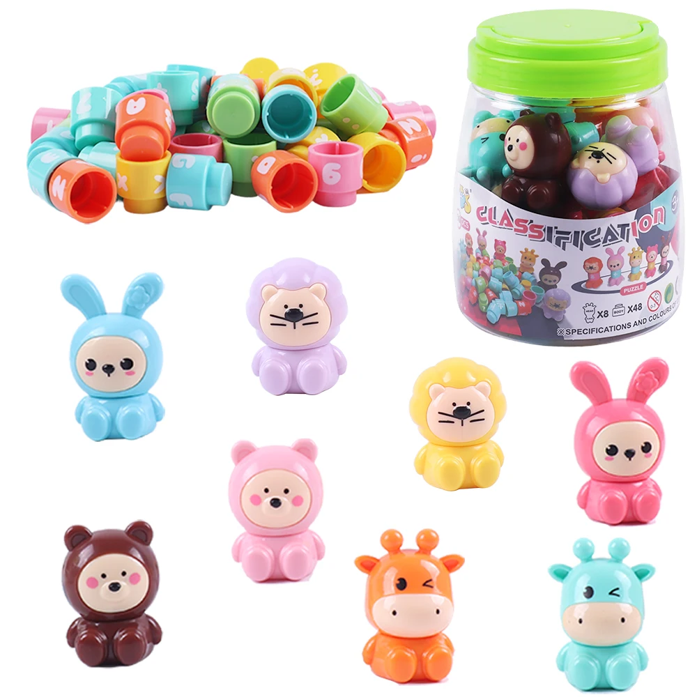 Children's Educational Toys Cartoon Matching&Mathletic Toys for Kids Learning Letter Spelling Color Recognition&Math Calculation