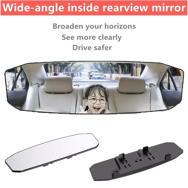 Car 360-degree Adjustable Visor Car Sunshade Mirror Car Sunshade Extender  Anti-glare Mirror Car Pol