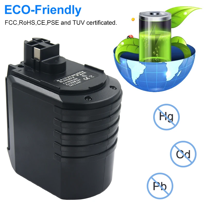 Batteria Ni-MH 24V 4500mAh Per Trapani Bosch - Compatibile Con GBH24VRE, GBH24VFR, BAT019, BAT020 E Altri Modelli - Foto 7