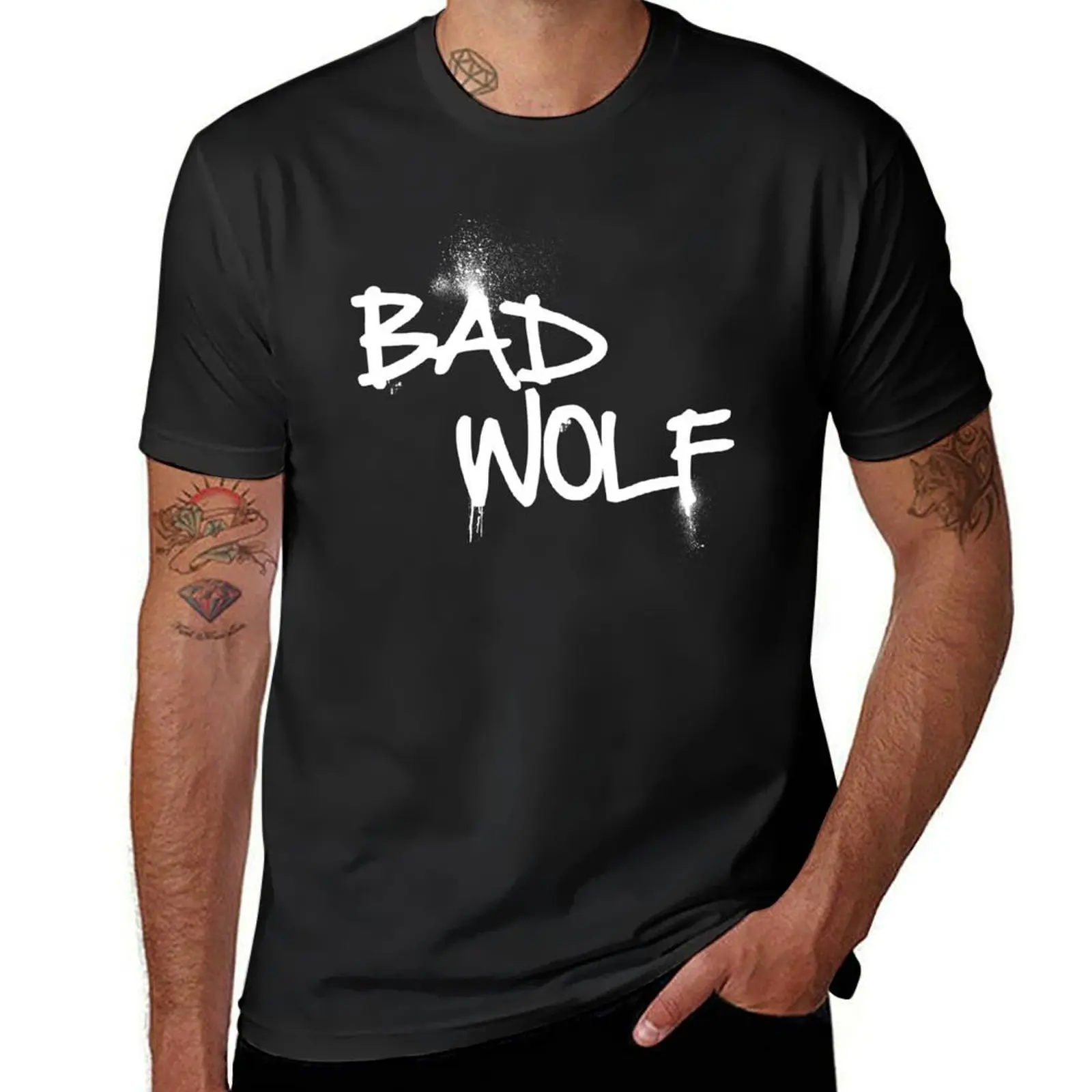 

Bad Wolf T-Shirt plain tees black t-shirts for men