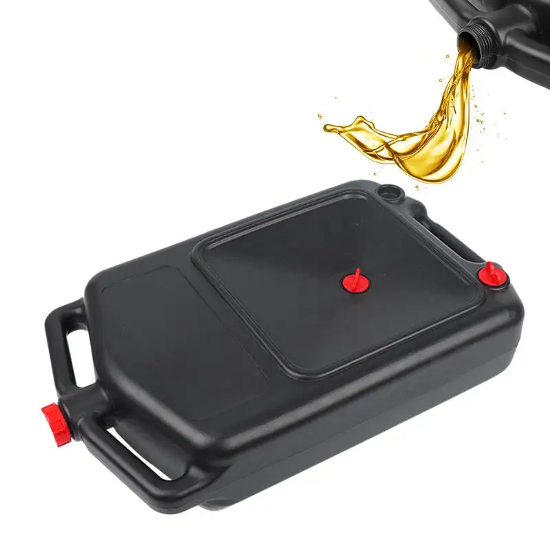 

Oil Change Pan 15L Car Engine Oil Receiver Fluid Drain Pan Changing Oil Tool For Automotive Fluids Car Maintenance Brake Oil