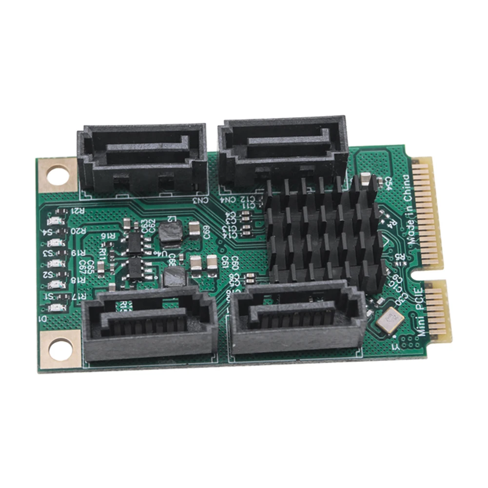 Description Picture 5 of itemM.2 PCI-E 2.0 Riser Card B+M Key Converter 5/2.5 Gbps Mini PCI-E To SATA3.0 Adapter Expansion Card 2/4 SATA 3.0