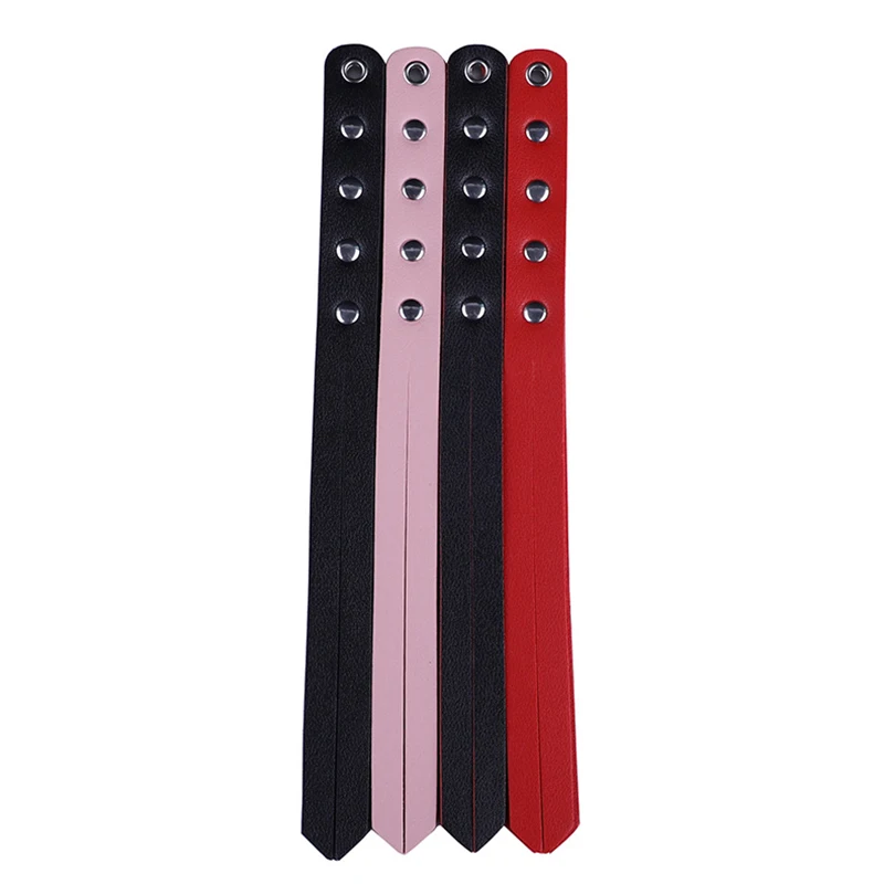 1PC PU Leather Paddle Slapper Whip For Horse Training Enhance Pain Equestrian Training Horse Whip Equestrian Riding Crops 5