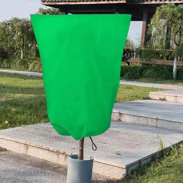 Fagyszövet Növény Fagyasztva Védelem Nem Szőtt Melegfagyasztás Elleni Védekező Takaró Tartós Fagy Kendő