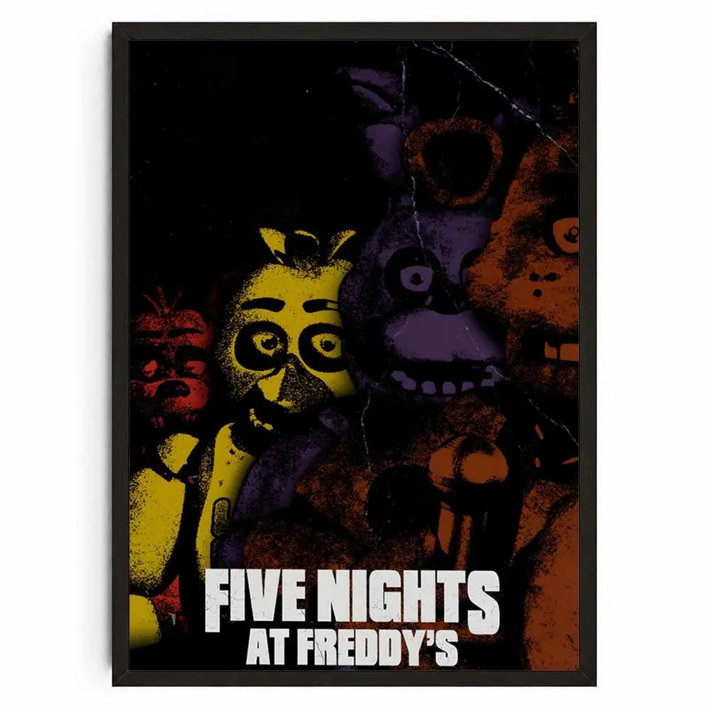 High-Definition FNAF Poster Stickers