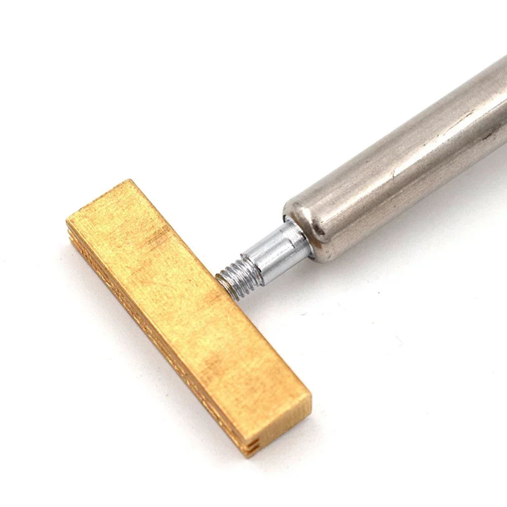 Soldering Iron Tip T-type Head Copper 30/40/60W Heat Press Cable For LCD Screen Replacement Parts Repairing LCD Ribbon Cable soldering iron soldering iron tips
