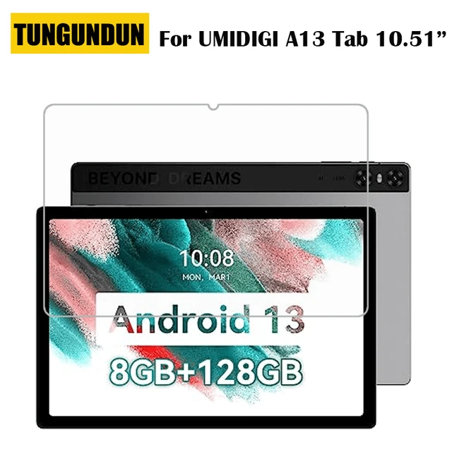 3-1PCS 9H Tempered Glass For UMIDIGI A13 Tab Screen Protector Film