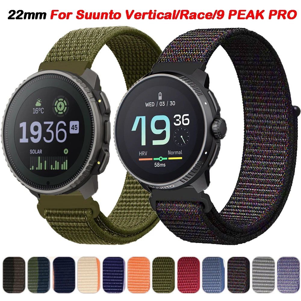 Premium 22mm Nylon Loop Watch Strap – Durable Replacement Wristband in Classic Design