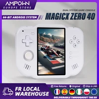 AMPOWN ZERO 40 Console de jeu portable 4 ''IPS écran multi-touch Android A133P Magicx Zero40 WiFi Support moteur de Vibration pour NDS 1