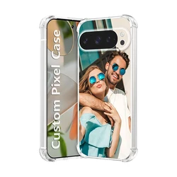 Customized Silicone Soft Case - DIY Family Pet Photo, Shockproof TPU Back Cover - Google Pixel 8 Pro (SJFS)