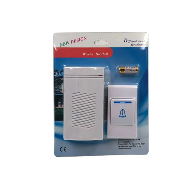 Wireless Doorbell Gate Alarm Doorbell Stable Sensitivity Smart Home Battery Chime Doorbell Intercom System 12 Tune Songs 2