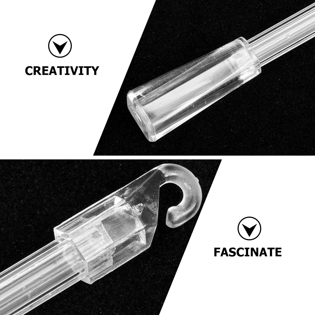 Long Stick Blind Rod With Hook Vertical Blind Wand Replacement Part Window Dressing Hardware Accessories