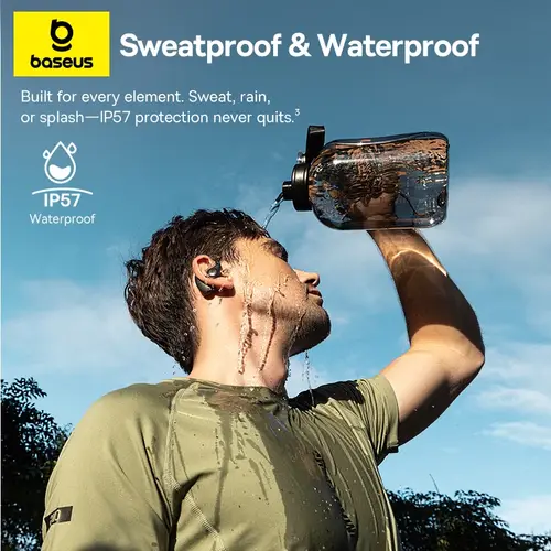 Baseus Eli Sport 2 Open-Ear Wireless Earphones Bluetooth 6.0 OWS Headphones Hi-Res with LDAC OWS Earphones Earhook Sport Earbuds - Image 6