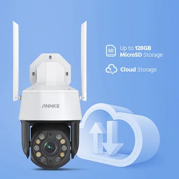 ANNKE 5MP 20X Optical Zoom WiFi Smart Home Security Camera AI Human Detection Auto Tracking, Two-Way Audio PTZ Camera Full-color 6