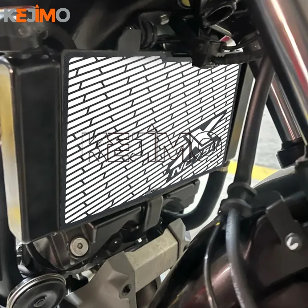 Couvercle Protection Calandre Radiateur Moto Honda NC750X 2014-2021 - Grille Aluminium Noir