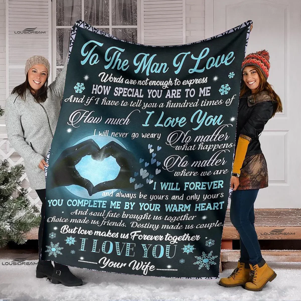 To My Husband I Love You Blanket Gift From Wife Gift For Birthday Anniversary Couples Throws Blanket With Quote Gift For Hubby 2