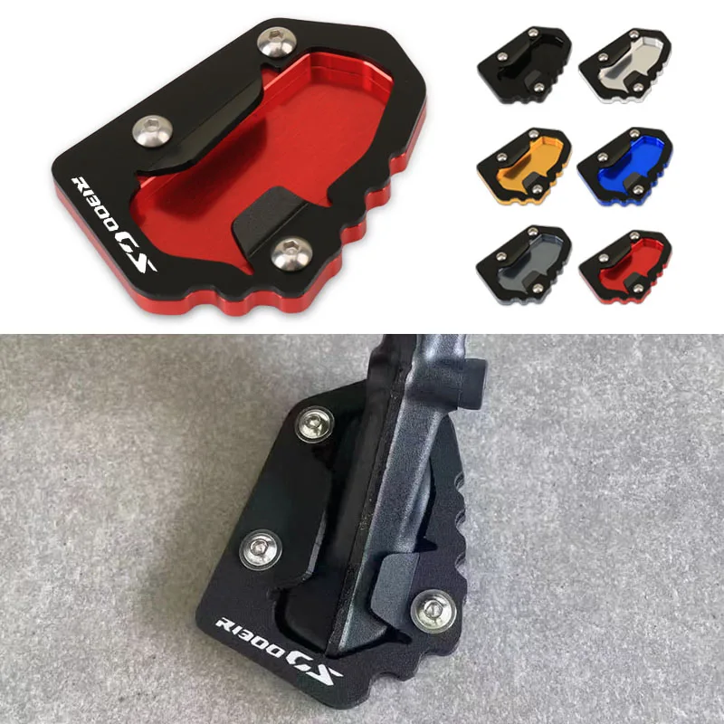 CNC Kickstand Foot Side Stand Extension Pad Support Plate Enlarge for R1300GS ADV R1300GS Adventure Motorcycle motorcycle kickstand extender motorcycle kickstand pad motorcycle kickstand motorcycle support feet