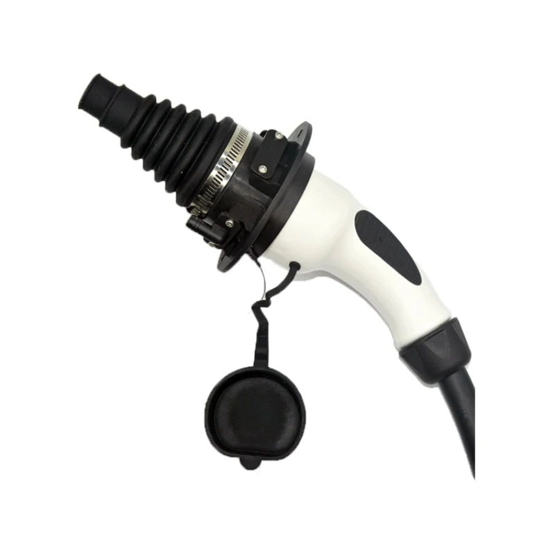 

Electric vehicle end socket European standard IEC62196 male seat type 2 charging port 7-hole AC