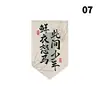 Chinese Style Triangular Flag New Year Hanging Door Decor Short Curtain 5