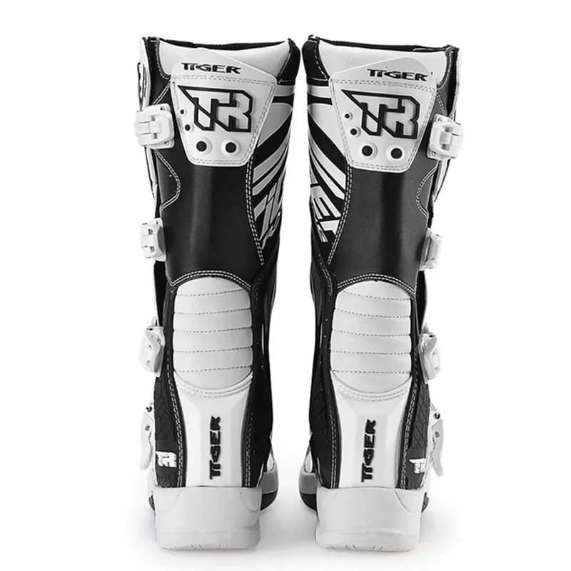 Tiger PU leather motocross riding boots long Outdoor Motorcycle Protective Breathable Safety Shoes Motocross Racing - Image 3