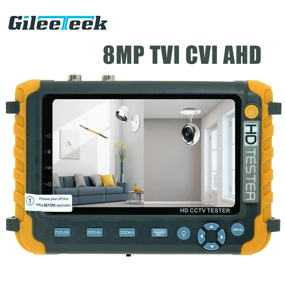 High-resolution HD CCTV Tester IV8W CCTV 8MP ADH CVI TVI CVBS 4 Ins 1 Cameras Analog Security Camera Tester Monitor Test Tool ahd cvi tvi camera monitor cctv teste cvbs analog camera tester 4 in 1 cameras test tool hdmi input 8mp monitor vga video input