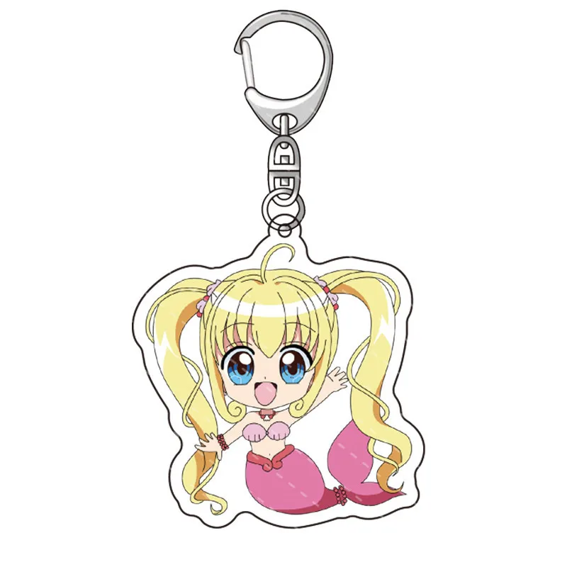 Anime Mermaid Melody Pichi Pichi Pitch Portachiavi Cosplay Nanami Ruchia Lucia Hanon Hosho Bag Ciondolo Portachiavi Gioielli
