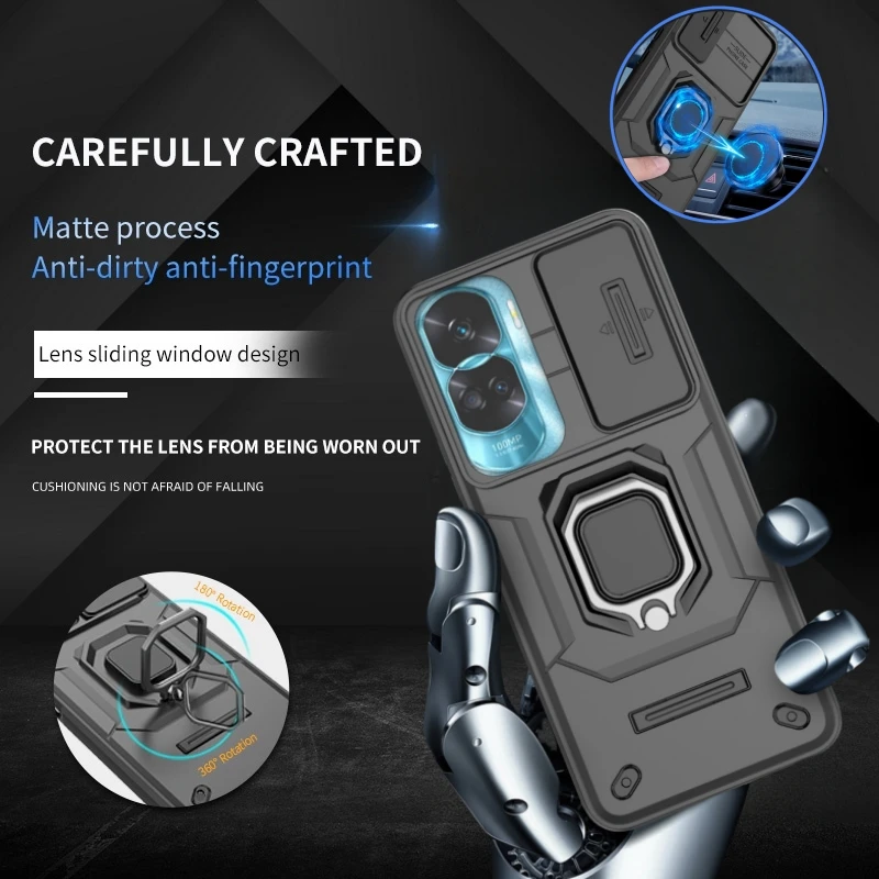 명예 90 라이트 5G 케이스 슬라이드 카메라 보호 갑옷 전화 케이스 Honar ..