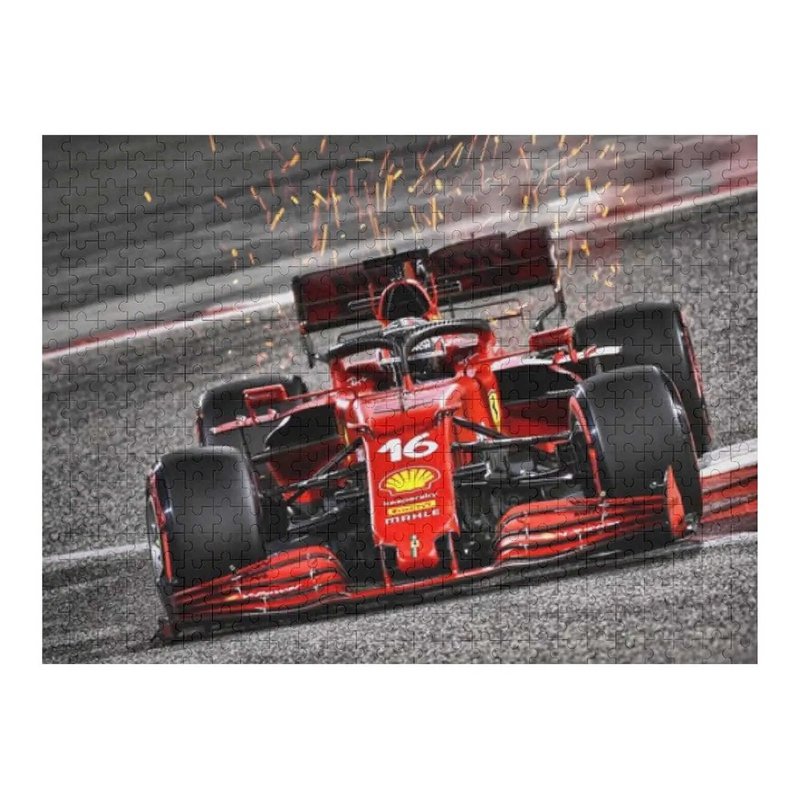 

Charles Leclerc Sparks - F1 16 Jigsaw Puzzle Puzzle With Photo Custom Child Gift