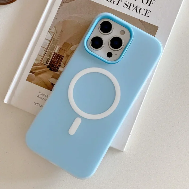 Dual-Function Silicone Shockproof Phone Case with TPU Protective Back Cover