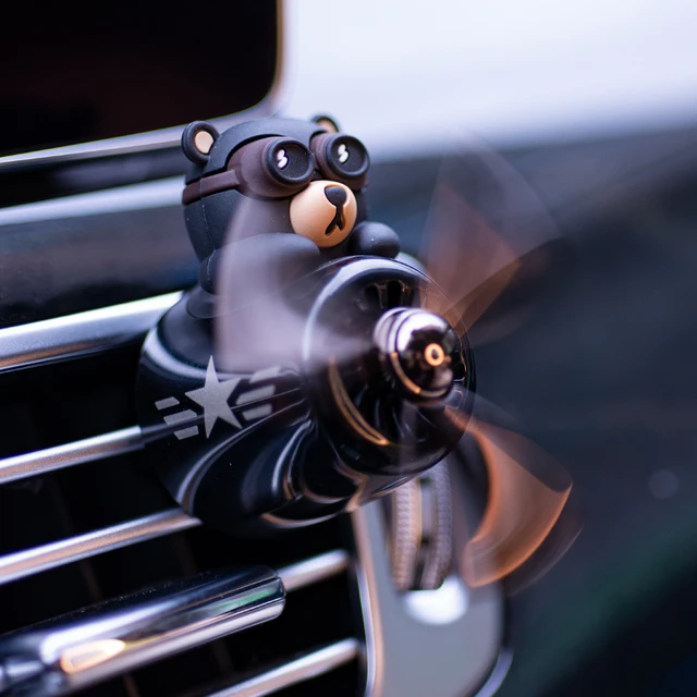 Pilot Car Air Diffuser Car Air Freshener And Air Vent Freshener With  Rotating Propeller Perfume Diffuser For Car With Rotating - AliExpress